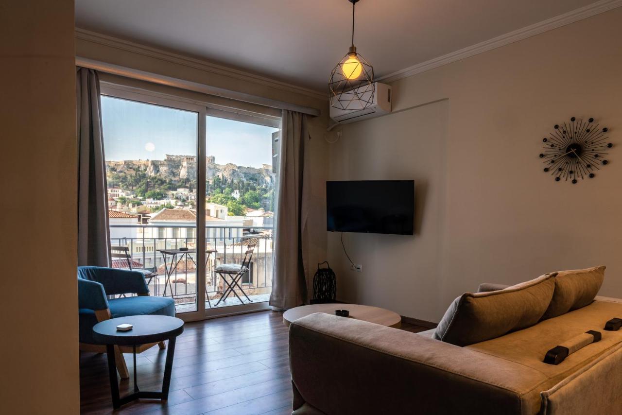 Luxury Apartment Overlooking The Citadel Of Tsakas 아테네 외부 사진
